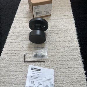 Kwikset Pismo Matte Black Door Knob